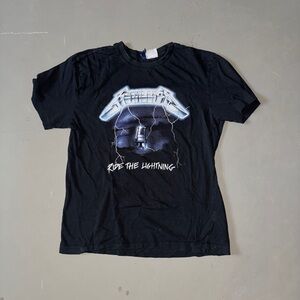 Black Metallica Short Sleeve Tee